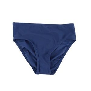 NWT Croft & Barrow Navy High Rise Bikini Bottom